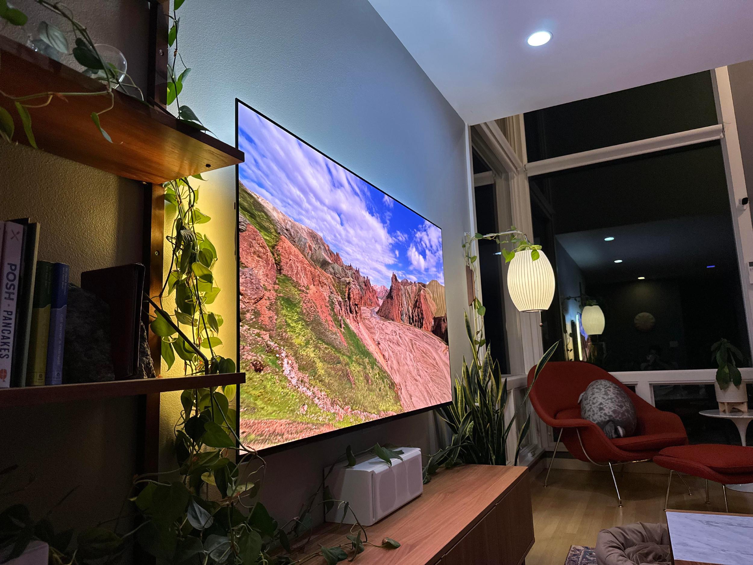 Can&rsquo;t see the wires when the TV is mounted