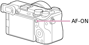 Sony α6700 AF-ON button location